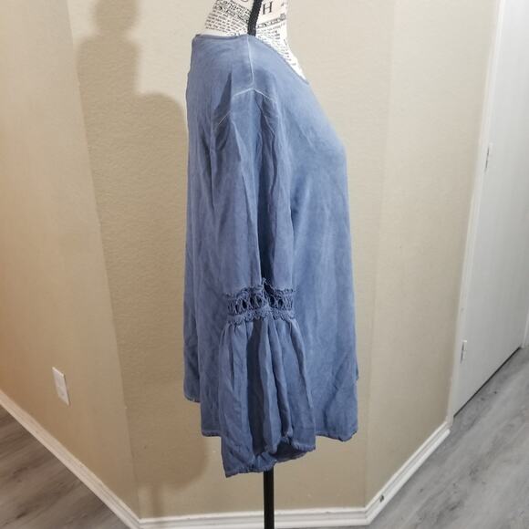 SPENSE‎ bell sleeve blouse sz large - Picture 2 of 13